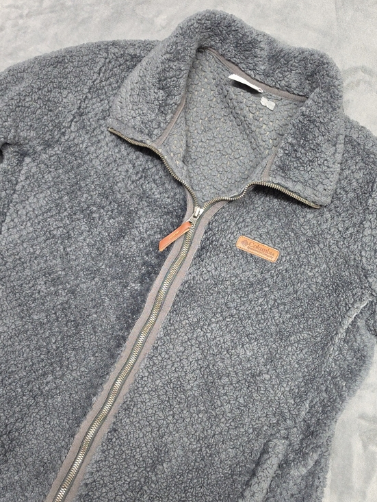 Columbia Jackets & Blazers - Columbia Gray Sherpa Zip Utility Jacket